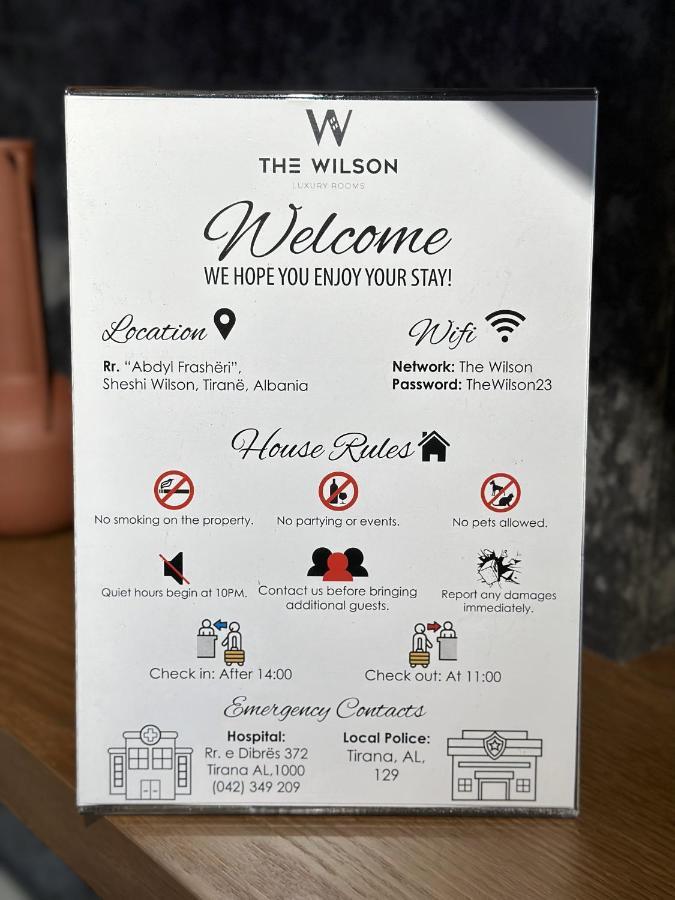The Wilson Tirana Hotel Екстериор снимка